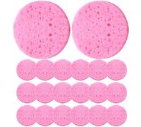 Uozonit Éponges nettoyantes pour le visage - Tampons pour le visage en pâte de bois - Éponges de spa cosmétique - Éponges pour le visage en cellulose pour laver et enlever le maquillage