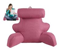 Uozonit Grands oreillers de repos avec accoudoirs - Oreiller ergonomique pour soutien du poignet | Soutien du dos et oreillers de lit, oreiller long pour lit avec poignée pratique, fermeture éclair