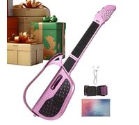 Uozonit Guitare pour tout-petits - Guitare sans cordes pour, instrument de musique électrique pliable pour l'éducation musicale des d'âge préscolaire, garçons, filles, jeunes