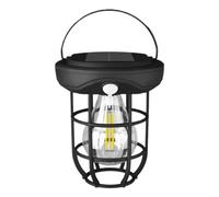 Uozonit Lampes solaires étanches - Lampes LED rechargeables et étanches, lanterne haute luminosité avec détecteur de mouvement, lumière portable pour terrasses, trottoirs