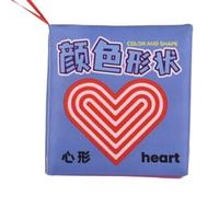 Uozonit Livres froissés pour livres colorés en tissu doux pour susciter la curiosité, 9 mois, améliore l'observation et la mémoire