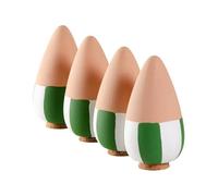 Uozonit Lot de 4 Pics d'arrosage Automatique pour d'intérieur - Arroseur de Jardinage à libération Lente | Globes d'arrosage en Terre Cuite - pour Jardin, Cour, Balcon, terrasse, terrasse