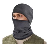Uozonit Masque de moto d'hiver pour l'extérieur | Couvre-tête et visage chaud, couvre-tête chaud, équipement confortable pour temps froid pour le cyclisme et la randonnée pour femme, gris, Refer to