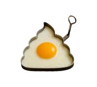 Uozonit Moules à œufs au plat, forme amusante, moule résistant à la chaleur, moule à crêpes, outil de cuisine, gadget de cuisine pour petit déjeuner, camping, maison, préparation des repas