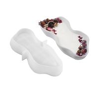 Uozonit Moules de plateau pour résine époxy, plateau de service - Moule irrégulier en résine époxy, moule de moulage pour le rangement de bijoux artisanaux