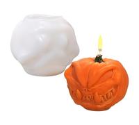 Uozonit Moules d'Halloween en silicone - Moule en silicone gypse - Moule effrayant à libération facile pour aromathérapie, loisirs créatifs, projets de décoration en résine époxy