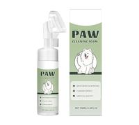 Uozonit Nettoyeur de pattes pour chiens, nettoyant moussant avec brosse en silicone - 100 ml avec brosse à récurer | Pour chiot, chaton et chaton de petite, moyenne et grande race, voyage, promenade