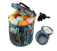 Uozonit Organiseur de Crochet, Sac Extensible pour Fil à Tricoter - Étui