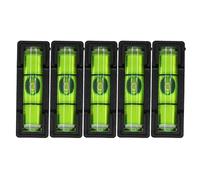 Uozonit Outil de nivellement de poche | Lot de 5 petits calibreurs d'équilibrage | Détermination du niveau à bulle vertical horizontal pour menuiserie et travail du bois