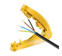 Uozonit Pince à dénuder pour câble réseau portable - Pince portable avec prise en main ergonomique, coupe-câble UTP pour ordinateur, téléphone, téléphone