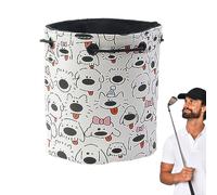 Uozonit Pochette pour objets de valeur de golf - Rangement de 12 à 18 balles de valeur, étui de transport multifonction réglable pour marqueurs, parcours, entraînement, terrain de conduite