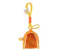 Uozonit Pochette Transparente pour Objets de Collection | Étui de Transport Anti-poussière pour poupées, écouteurs avec Fermeture éclair, Cordon pour Adultes, Adolescents, Jaune, Refer to