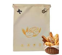 Uozonit Sac à en d'abeille pour fait maison, sac de protection en d'abeille réutilisable avec fermeture éclair et boucle de fermeture, sacs à en d'abeille naturelle pour