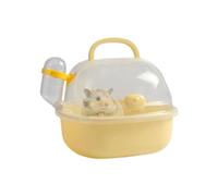 Uozonit Sac de transport pour hamster - Sac de voyage pour hamster | Cage de transport portable pour hamster - Cage de transport respirante avec bouteille d'eau pour petits animaux de compagnie