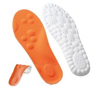 Uozonit Semelles intérieures de massage en forme de - Résistantes aux chocs - Semelles de massage en mousse à mémoire de forme pour femme, lieu de travail, commutation, randonnée, maison