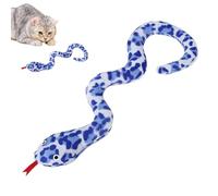 Uozonit Serpent rempli d' à Chat | Jouets interactifs à mâcher pour Chat, Jouet en Peluche Douce, Jouet d'enrichissement pour Chat pour Exercice d'intérieur pour Chaton