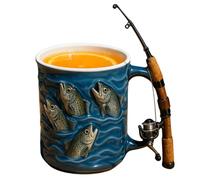 Uozonit Tasse décorative en résine pour boissons chaudes et froides - Pour chocolat, thé, vin, bière, maison, camping, dortoir, hôtel, appartement, fête, réunion de famille, toutes saisons