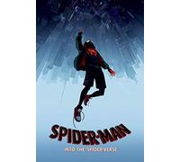 Up Close Poster Spider-Man - Into The Spider-Verse [Fall] (61cm x 91,5cm) + 2 tringles Transparentes avec Suspension