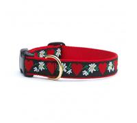 Up Country Collier pour Chien Motif cœurs et Fleurs Taille M