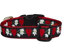 Up Country HFL-C-S Collier pour Chien Motif cœurs et Fleurs Taille S 5/8
