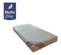 Up&Down Visco Matelas 2x 80x200 Mousse Mémoire de Forme 55 Kg/m3 -Soutien Ferme Nuits d'Or