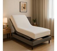 Up&Down Visco Matelas Mousse Mémoire de Forme 55 Kg/m3 - Hauteur 20 Cm - Soutien Très Ferme (80_x_190_cm)