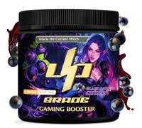 UP-GRADE Gaming Booster - Poudre pour boisson énergétique pour concentration et énergie - 200 mg de caféine, L-tyrosine, taurine, vitamines et magnésium - 40 portions (400 g)