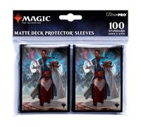 Ultra PRO - March of The Machine 100ct Deck Protector Sleeves ft. Teferi Akosa of Zhalfir for Magic: The Gathering, Protect & Store Collectible Trading Cards & Gaming Cards, Prevent Card Damage