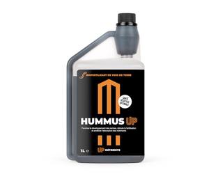 UP NUTRIENTS Engrais Bio Hummus Up 1L | Engrais Liquide à base d'Humus de Vers, Acides Humiques et Fulviques | Stimule les Racines, Améliore la Fertilisation et la Structure du Sol | 100 % Organique