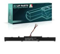UP PARTS Batterie compatible avec Notebook Asus A41N1501 (15V, 3200mAh, 48Wh) pour N552V, N552VW, N552VX-FY024D, A41-N1501, N552VW-FY058T, N552VX-FW131T Batterie pour ordinateur portable avec Fonction