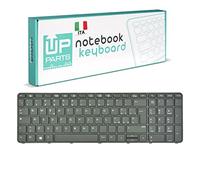 UP PARTS® - Entreprise italienne - Clavier italien pour ordinateur portable HP Probook 430 G3, 430 G4, 440 G3, 440 G4, 445 G3, 446 G3, (avec cadre noir sans rétroéclairage)