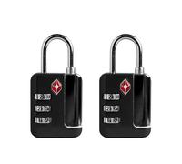 UP Security Cadenas à bagages approuvé par la TSA - Petit cadenas à combinaison avec indicateur d'alerte | Essentiels de voyage sécurisés pour valises, armoires, casiers de gym, valises à armes et