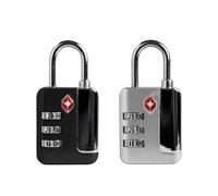 UP Security Cadenas à bagages approuvé par la TSA - Petit cadenas à combinaison avec indicateur d'alerte | Essentiels de voyage sécurisés pour valises, armoires, casiers de gym, valises à armes et