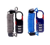 UP Security Cadenas à câble fin à combinaison, petit antivol vélo avec câble rétractable et cadenas à code, pour bagages de voyage, valises, sacs à dos, sacs, vélo, trottinette, casque de moto antivol