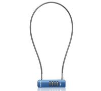 UP Security Cadenas à câble pour trottinette avec combinaison, cadenas à code pour portail extérieur, antivol bagages, cadenas en U à câble pour réfrigérateur, bicyclette (Câble 60 cm, Bleu)