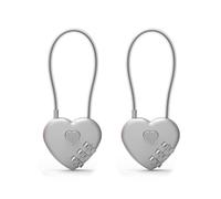 UP Security Cadenas à combinaison de qualité supérieure, cadenas à combinaison pour sécurité de voyage, petit câble pour sac à dos, sécurité de voyage, bagages, valise, sac, antivol, mot de passe à 3