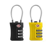 UP Security Lot de 2 cadenas à combinaison approuvés par la TSA, cadenas TSA pour bagages, cadenas combo de voyage avec code, pour valise, sac à dos, fermeture éclair, casier