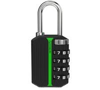 UP Security Serrure combinée pour casier de gym, serrure à combinaison à 4 chiffres pour casier, valise de voyage, cadenas avec code pour armoire, unité de rangement, boîte, portail de clôture