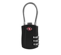 UP Security TSA Cadenas pour bagages, petit cadenas à combinaison avec câble, cadenas à bagages approuvé par la TSA, cadenas combiné avec code, pour valise de voyage, casier de gym, étui à pistolet