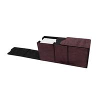 UP - Suede Collection Alcove Vault Deck Box - Rubis