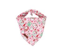 UP URARA PUP Bandana de Noël pour chien - Adorable écharpe triangulaire pour chiens de petite, moyenne et grande taille, bavoir en coton doux pour l'hiver et le Nouvel An, foulard réglable pour chien