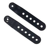 UP100 1 paire 140 mm & 5,5 pouces Sangles noires d'échelle de langue d'orteil de fixation de snowboard pour le système de fixation de snowboard