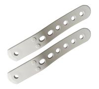 UP100 1 paire de sangles incurvées blanches de 150 mm de longueur pour fixation de planche à neige