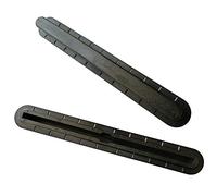 UP100 2 pièces 10.75 Pouces ABS et Fibre de Verre Surf Longboard Sup Sup Future Center Fin Box (Noir)