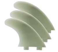 UP100 Fins Surfboard Fin pour FCS Thrusters Tri Fins Fibre de Verre Nylon Surf Fins G5 Surf Board Parts 1 Centre + 2 côtés 3 Couleurs (Vert)