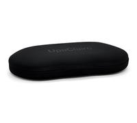 UpaClaire Étui rigide pour lunettes de vue de petite et moyenne taille | Étui à lunettes de voyage chic pour homme et femme, noir, Medium