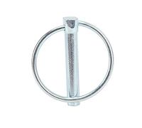 UPALDHOU 10 Paires de Clips pour Goupilles Annulaires en Acier au Carbone | Acier au Carbone Durable, Résistant à la Rouille pour Usage Extérieur, Sécurise les Roues sur Vélo, Camion, Bateau, tracteur.