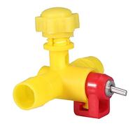 UPALDHOU 10pcspack Distributeur Automatique d'eau Potable de Mamelons d'alimentation de Poulet pour la Volaille, Mamelon D'abreuvoir en Plastique Lisse, adapté aux Canards