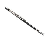 UPALDHOU 16 Touches Flûte de Trou Ouvert, Flûte Pure C Instrument de Musique Professionnel, Design pour Débutants, Inspection Rigoureuse, Artisanat Premium, Intonation Précise, Pure et