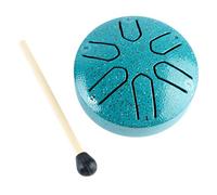 UPALDHOU 6 Note Tambour de la Langue en Acier avec Sac, Tambour à Main Haut de Gamme pour les Adultes pour Enfants éducation Musicale, Yoga, Méditation, Son Cristallin (GREEN)